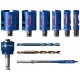 BOSCH Sada děrovek EXPERT Construction Material 20/25/32/38/51/64 mm, 10 ks 2608900490