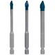 BOSCH 3dílná sada vrtáků do dlažby EXPERT HardCeramic HEX-9 5/6/8 mm 2608900595