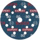 BOSCH Brusný kotouč EXPERT O780 s fólií, 125 mm, G80, 6ks 2608902400