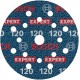 BOSCH Brusný kotouč EXPERT O780 s fólií, 125 mm, G120, 6ks 2608902401