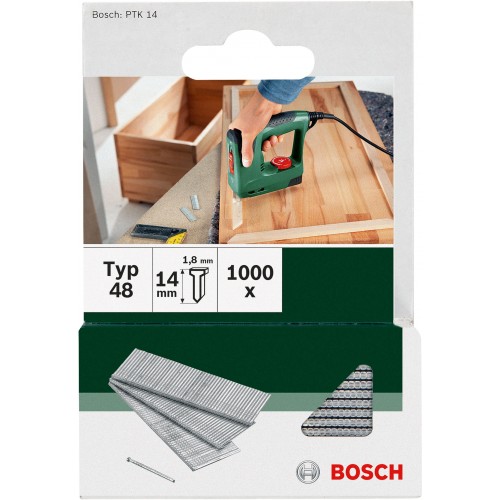 BOSCH hřebíky 14x1,8 mm, balení 1000ks 2609255813 BOSCH hřebíky 14x1,8 mm, balení 1000ks 2609255813
