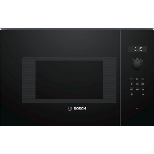 Bosch Serie 6, Vestavná mikrovlnná trouba, černá BFL524MB0 Bosch Serie 6, Vestavná mikrovlnná trouba, černá BFL524MB0