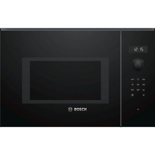 Bosch Serie 6 Vestavná mikrovlnná trouba 59 x 38 cm černá BFL554MB0 Bosch Serie 6 Vestavná mikrovlnná trouba 59 x 38 cm černá BFL554MB0
