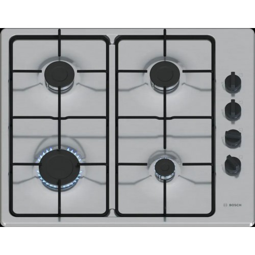 Bosch Serie 2 Plynová varná deska 60 cm Nerez PBP6B5K80H Bosch Serie 2 Plynová varná deska 60 cm Nerez PBP6B5K80H