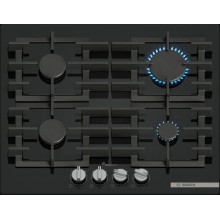 Bosch Serie 6 Plynová varná deska 60 cm Tvrzené sklo, černá PPP6A6I40