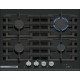 Bosch Serie 8 Plynová varná deska 60 cm tvrzené sklo, černá PRP6A6H40