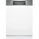 Bosch Serie 4 Částečně vestavná myčka nádobí 60 cm Broušená ocel SMI4HCS07E