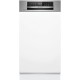 Bosch Serie 6, Vestavná myčka nádobí 45 cm, Broušená ocel SPI6ZMS29E