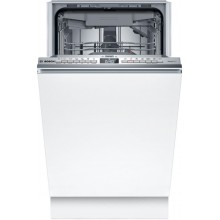 Bosch Serie 4 Vestavná myčka nádobí 45 cm, VarioHinge posuvné panty SPT4EMX17E