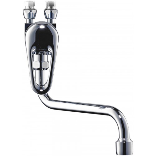 CLAGE SME Nástěnná páková beztlaková baterie s raménkem 16 cm 1100-04101 CLAGE SME Nástěnná páková beztlaková baterie s raménkem 16 cm 1100-04101