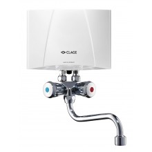CLAGE M7 SMB Malý průtokový ohřívač 6,5 kW 400 V + kohoutková baterie 1500-17107