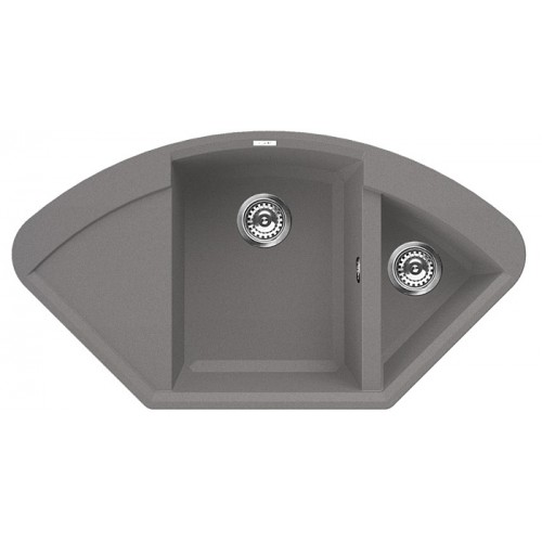 ELLECI EASY Corner granitový rohový dřez, cromo ELLECI EASY Corner granitový rohový dřez, cromo