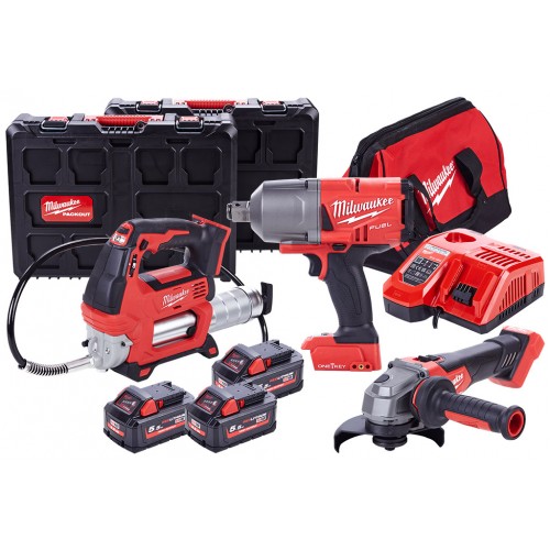 Milwaukee M18 FPP3M-553P Sada aku nářadí 4933479534 Milwaukee M18 FPP3M-553P Sada aku nářadí 4933479534