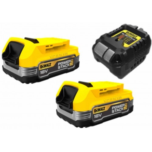 DeWALT DCB1102E2 PowerStack startovací sada 18V (2x1,7Ah) DeWALT DCB1102E2 PowerStack startovací sada 18V (2x1,7Ah)