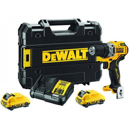 DeWALT DCD701D2 Aku bezuhlíková vrtačka (57,5Nm/12V/2x2,0Ah) kufr Tstak DeWALT DCD701D2 Aku bezuhlíková vrtačka (57,5Nm/12V/2x2,0Ah) kufr Tstak