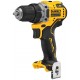 DeWALT DCD701N Aku bezuhlíková vrtačka (57,5Nm/12V/bez aku a nabíječky)