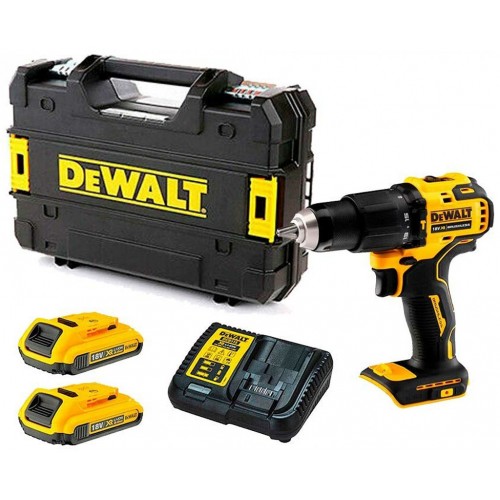 DeWALT DCD709D2T Aku bezuhlíková příklepová vrtačka XR (65Nm/18V/2x2,0Ah) kufr Tstak DeWALT DCD709D2T Aku bezuhlíková příklepová vrtačka XR (65Nm/18V/2x2,0Ah) kufr Tstak