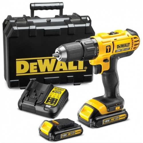 DeWALT DCD776C2 Aku příklepová vrtačka / šroubovák XR (42Nm/18V/2x1,3Ah) kufr DeWALT DCD776C2 Aku příklepová vrtačka / šroubovák XR (42Nm/18V/2x1,3Ah) kufr
