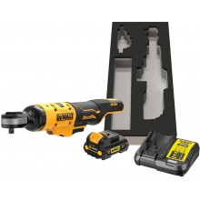 DeWALT DCF504L1G Aku ráčna s otevřenou hlavou 1/4" XR (12V/1x3,0Ah) PUR vložka