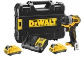 DeWALT DCF601D2 Aku kompaktní šroubovák 1/4"/ 8Nm XR (12V/2x2,0Ah) kufr Tstak