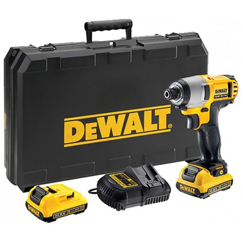 DeWALT DCF815D2 Aku rázový utahovák 1/4" (107Nm/10,8V/2x2Ah) kufr DeWALT DCF815D2 Aku rázový utahovák 1/4" (107Nm/10,8V/2x2Ah) kufr