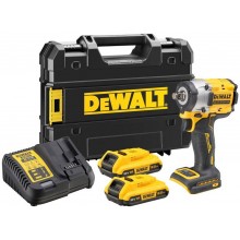 DeWALT DCF921P2T Aku rázový utahovák 1" čtyřhran XR (406Nm/18V/2x5,0Ah) kufr Tstak