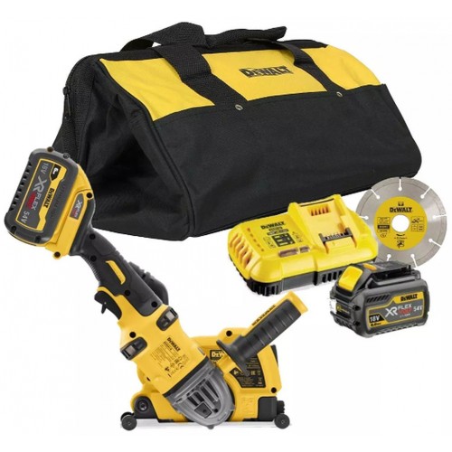DeWALT DCG4610T2 Aku řezačka 125mm FLEXVOLT 54V (2x6,0Ah/18V) DeWALT DCG4610T2 Aku řezačka 125mm FLEXVOLT 54V (2x6,0Ah/18V)