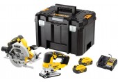 DeWALT DCK2012P2T Kombo sada (DCS570+DCS334 + 18V/2x5,0Ah) Tstak