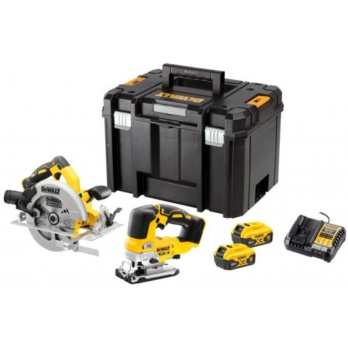 DeWALT DCK2012P2T Kombo sada (DCS570+DCS334 + 18V/2x5,0Ah) Tstak DeWALT DCK2012P2T Kombo sada (DCS570+DCS334 + 18V/2x5,0Ah) Tstak