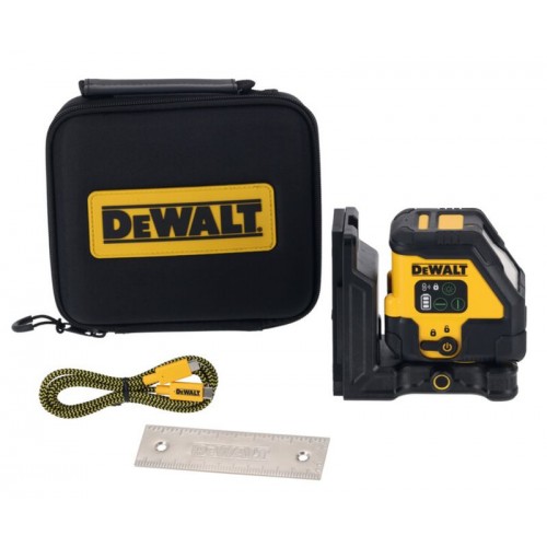 DeWALT DCLE14201GB Zelený USB laser s křížovým paprskem (Li-Ion)