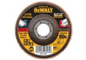 DeWALT DT30621 Brusný lamelový kotouč Extreme na kov 115 mm, plochý, 80G