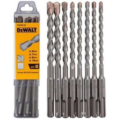DeWALT DT60300 Sada vrtáků SDS-Plus 8ks DeWALT DT60300 Sada vrtáků SDS-Plus 8ks