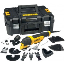 DeWALT DWE315KT Oscilační multifunkční bruska+sada príslušenství, (bez aku) TSTAK-Box II