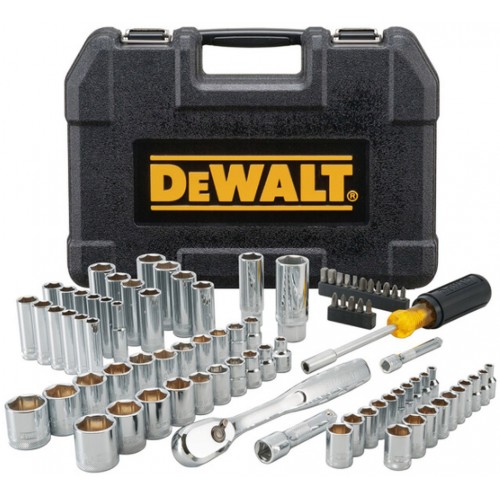 DeWALT DWMT81531-1 84dílná sada s ráčnou 1/4 a 3/8