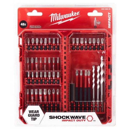 Milwaukee Sada bitů a vrtáků 48ks, SHOCKWAVE IMPACT DUTY, 4932492005 Milwaukee Sada bitů a vrtáků 48ks, SHOCKWAVE IMPACT DUTY, 4932492005