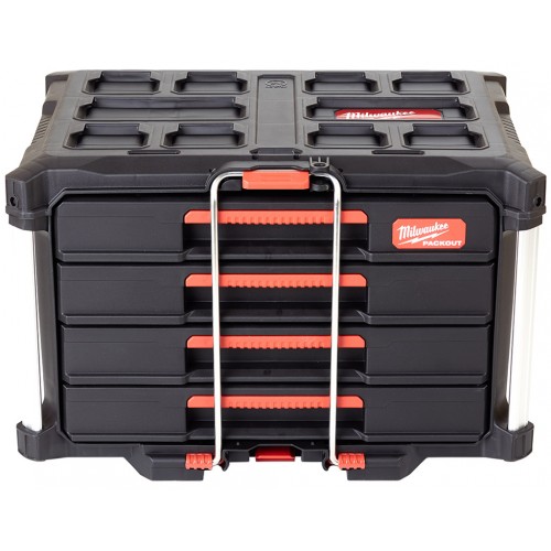 Milwaukee PACKOUT box na nářadí se 4 zásuvkami 4932493189 Milwaukee PACKOUT box na nářadí se 4 zásuvkami 4932493189