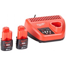Milwaukee M12NRG-202 Startovací sada (12V/2x2,0Ah) 4933459209