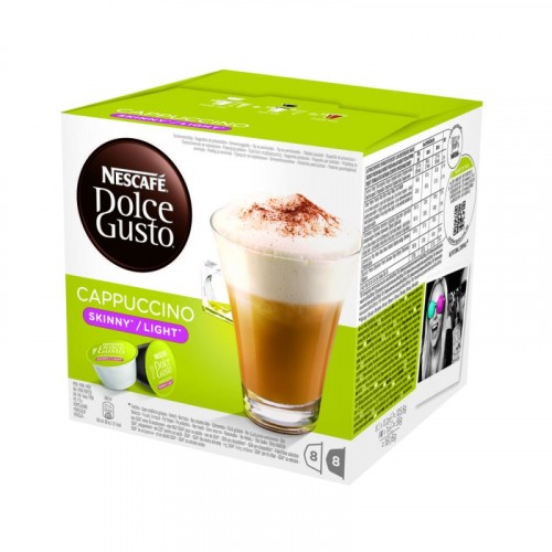 Kapsle Nescafé CAPPUCCINO SKINNY LIGHT 16 ks k Dolce Gusto Kapsle Nescafé CAPPUCCINO SKINNY LIGHT 16 ks k Dolce Gusto