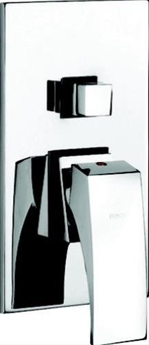 FONTE DOMINO podomítková baterie s přepínačem, matný chrom DOM015MC