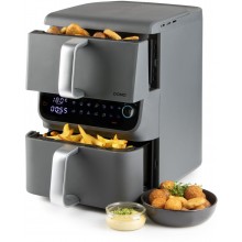 DOMO Dvojitá horkovzdušná fritéza 3,5+6,5 l DO549FR