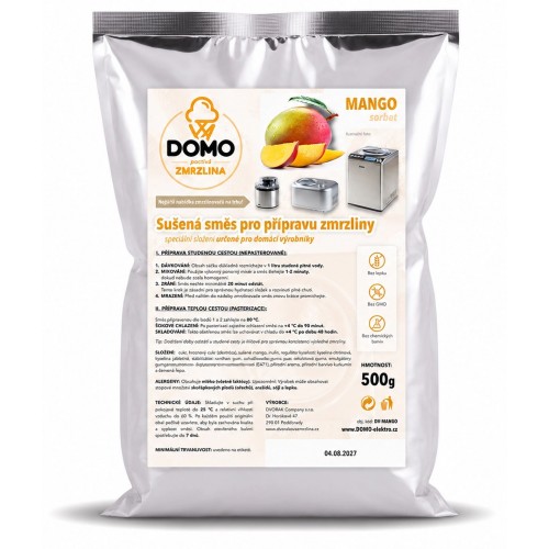 DOMO Směs na výrobu zmrzliny s příchutí manga - DV-MANGO