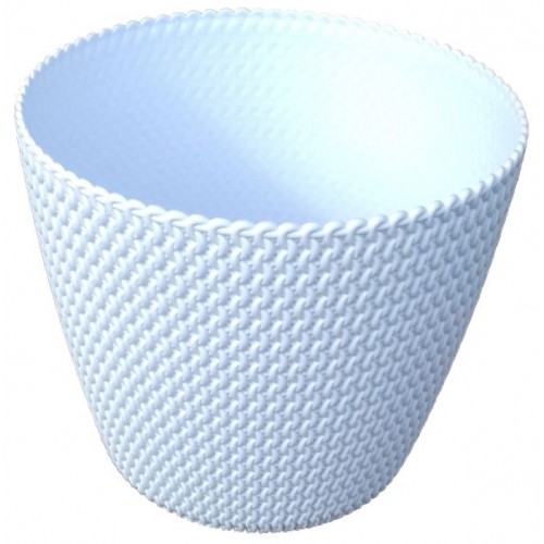 PROSPERPLAST SPLOFY Obal na květináč 21,8 cm, ledově bílá DSP220-656U PROSPERPLAST SPLOFY Obal na květináč 21,8 cm, ledově bílá DSP220-656U