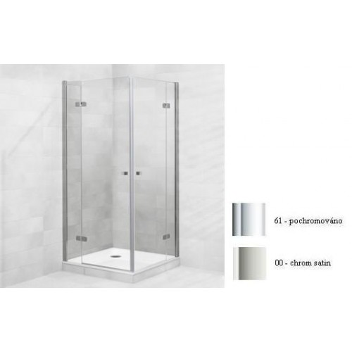 Villeroy & Boch Subway Otočné dveře - vpravo 80x190, pro rohový vstup, vč. Vilboclear, chrom satin Villeroy & Boch Subway Otočné dveře - vpravo 80x190, pro rohový vstup, vč. Vilboclear, chrom satin