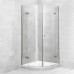 Villeroy & Boch Subway Sprchový kout 80x 190, čtvrtkruh, se 2 dveřmi, vč. VILBOclear, pochromováno