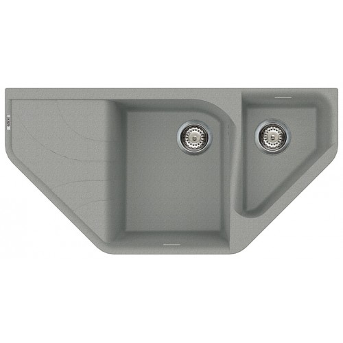 ELLECI EGO ESA granitový rohový dřez, aluminio ELLECI EGO ESA granitový rohový dřez, aluminio