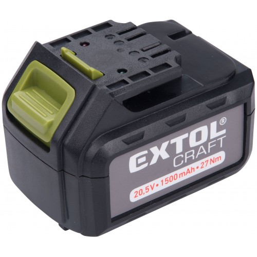 EXTOL CRAFT baterie akumulátorová, 20V Li-ion, 1500mAh 402440E EXTOL CRAFT baterie akumulátorová, 20V Li-ion, 1500mAh 402440E