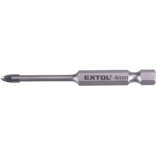 EXTOL PREMIUM vrták na sklo a keramiku karbidový, 4mm 8801884 EXTOL PREMIUM vrták na sklo a keramiku karbidový, 4mm 8801884