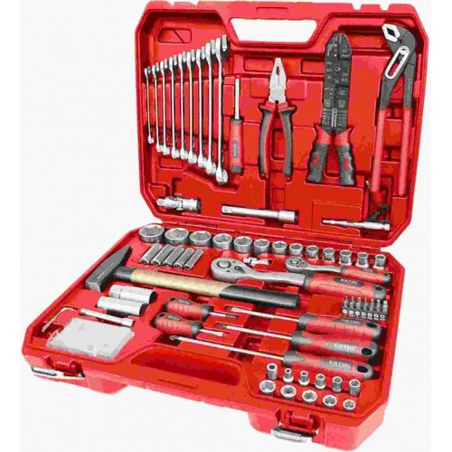 EXTOL PREMIUM sada nářadí 100ks, 1/4" a 1/2" 8818411