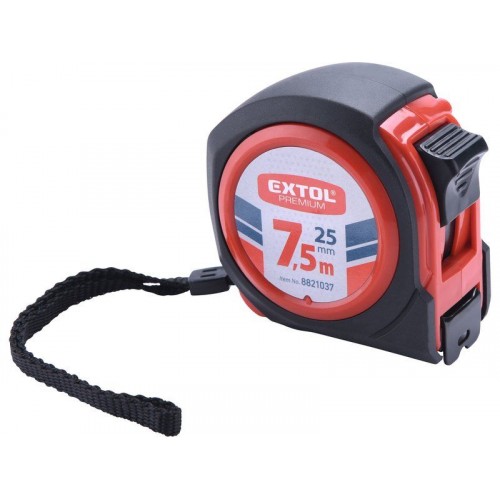 EXTOL PREMIUM metr svinovací, 7,5 m, šířka pásku 25mm 8821037