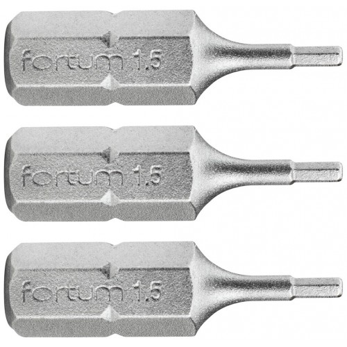 FORTUM hrot imbus sada 3ks, H 1,5x25mm, S2 4741501 FORTUM hrot imbus sada 3ks, H 1,5x25mm, S2 4741501